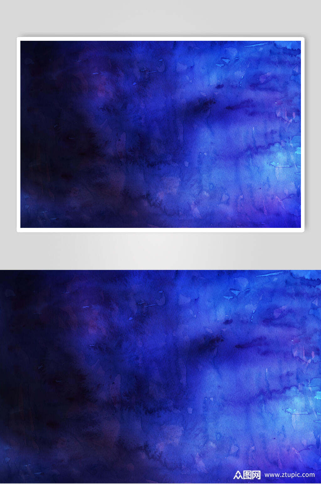 紫色深蓝色渐变水彩纸质纹理图片素材
