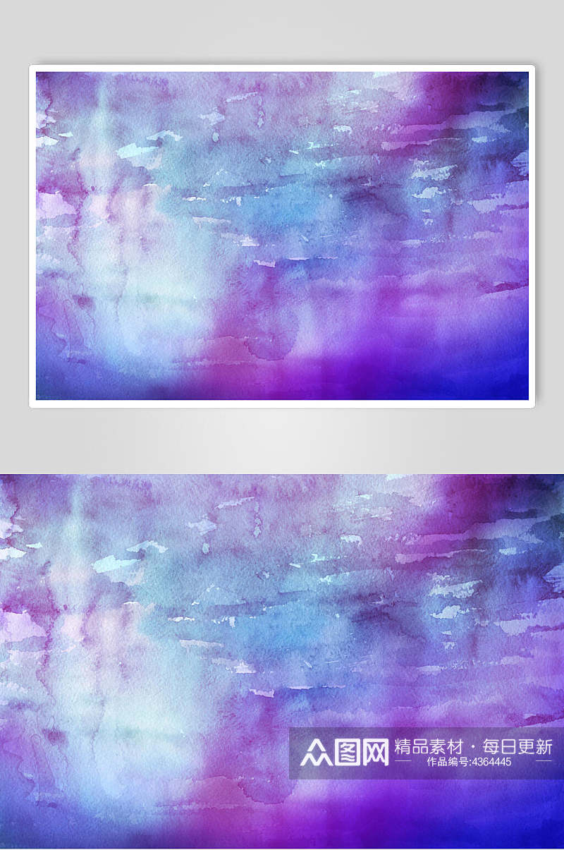 紫蓝色水彩纸质纹理图片素材