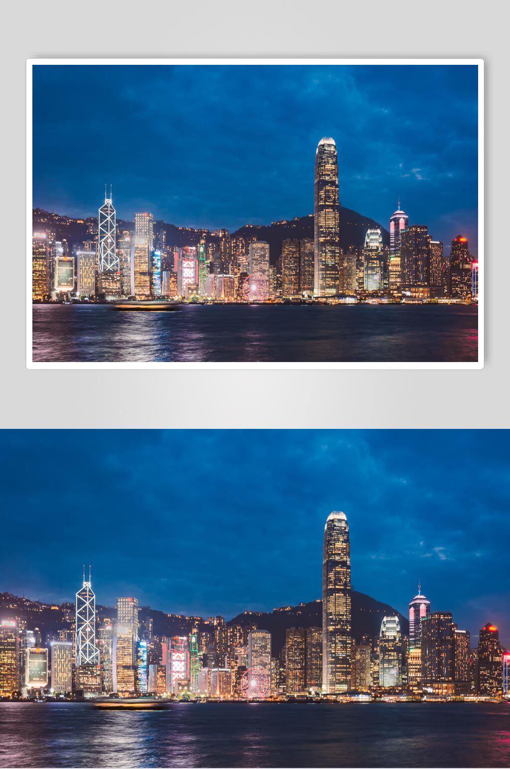 维多利亚港口实况图片素材