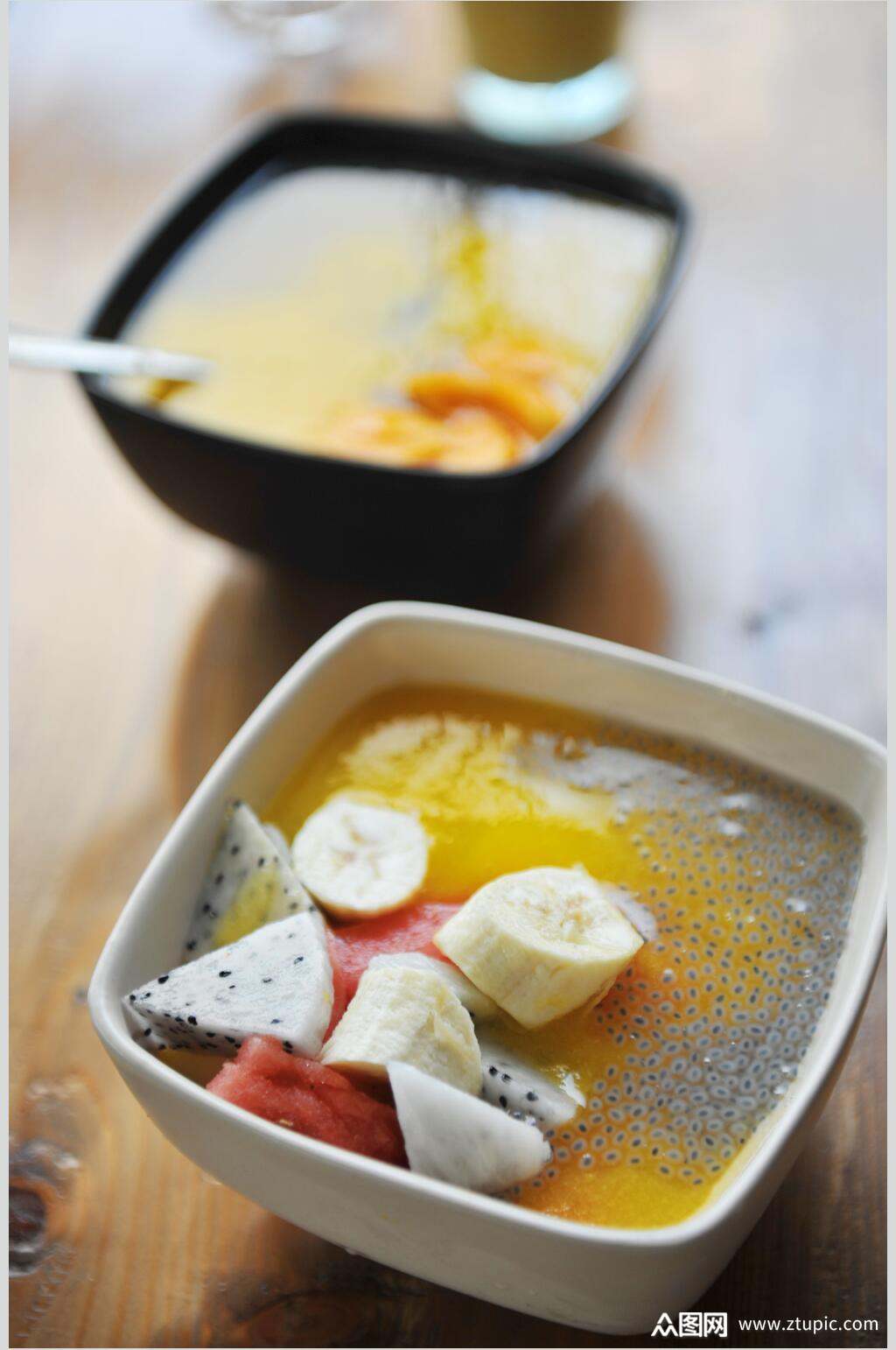 香蕉水果捞图片素材