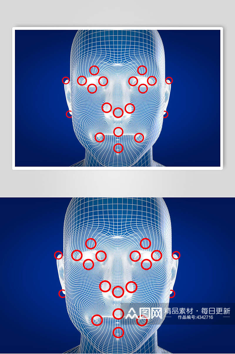 人脸识别人体骨骼图片素材