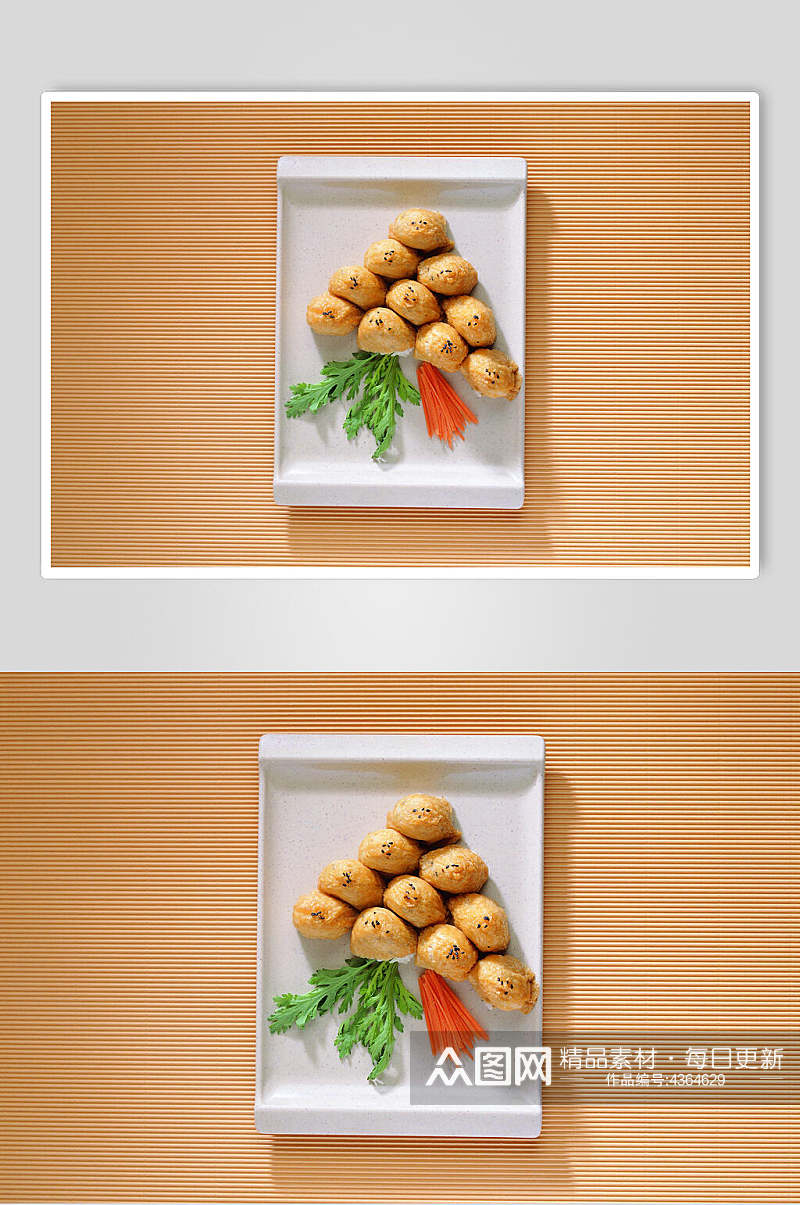 美味蔬菜寿司实拍图片素材