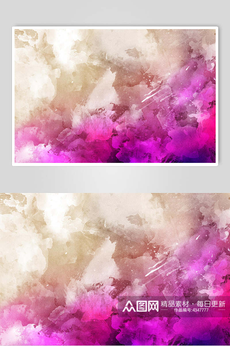 粉色紫色乳白色水彩纸质纹理图片素材