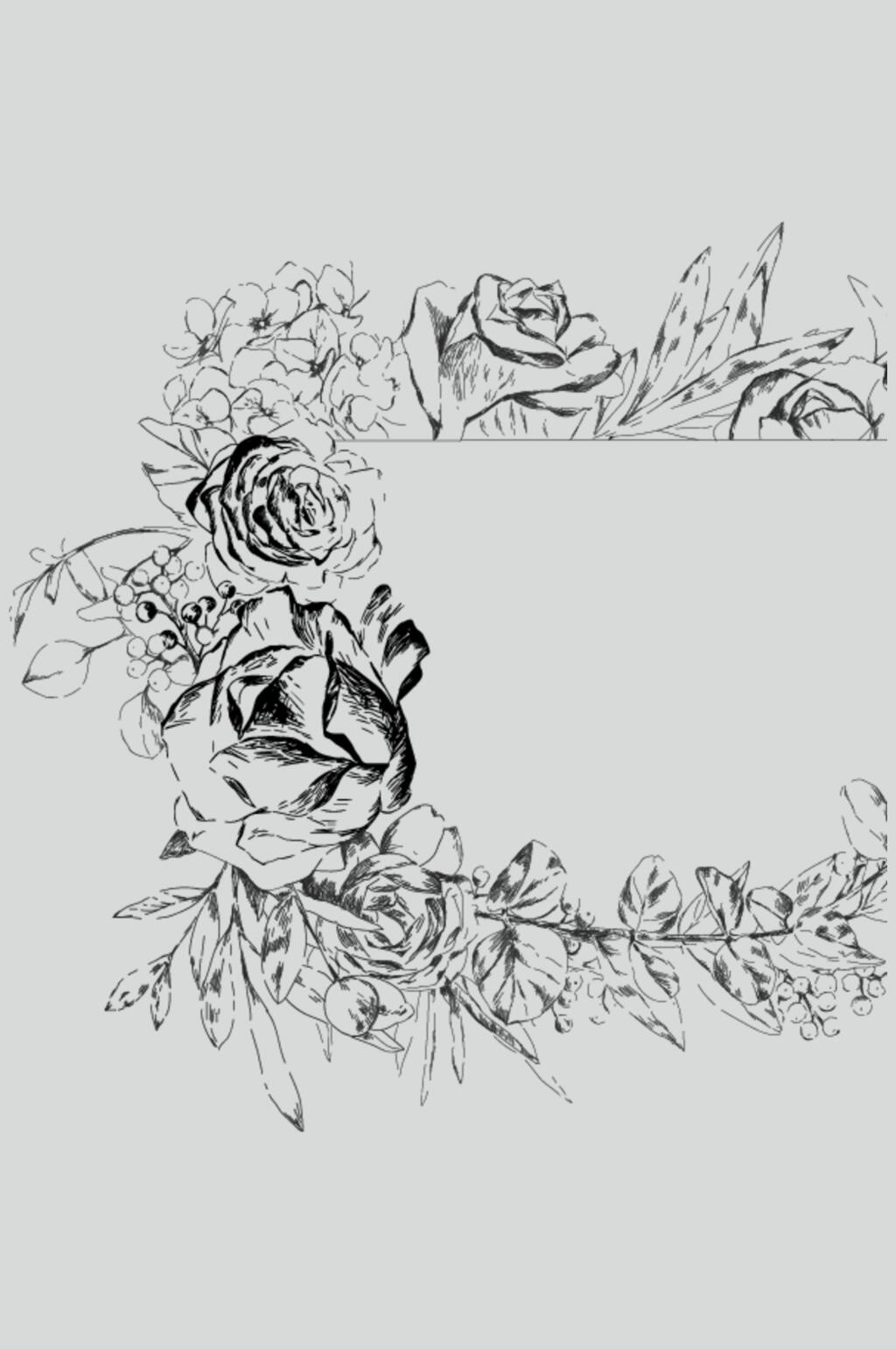 简笔画花卉矢量素材素材