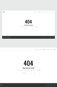 404电商购物网页设计