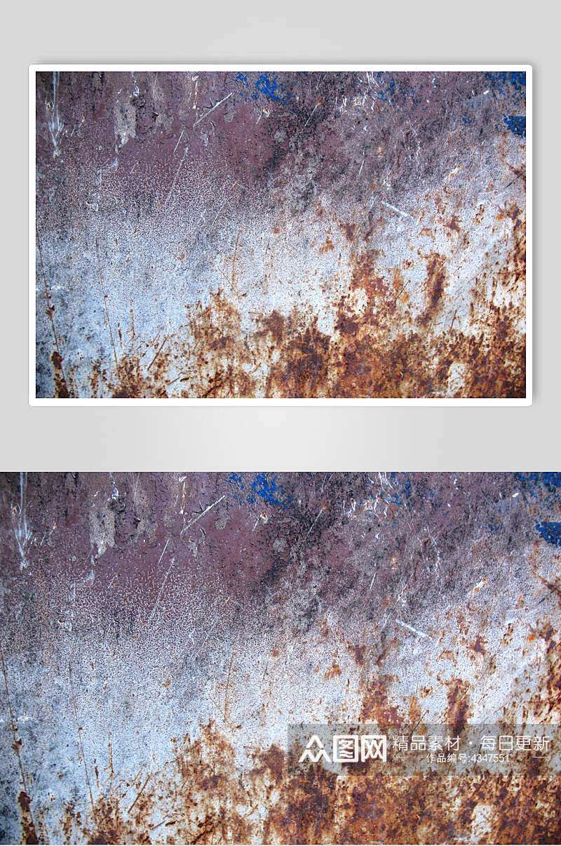 生锈斑驳污渍生锈墙面图片素材
