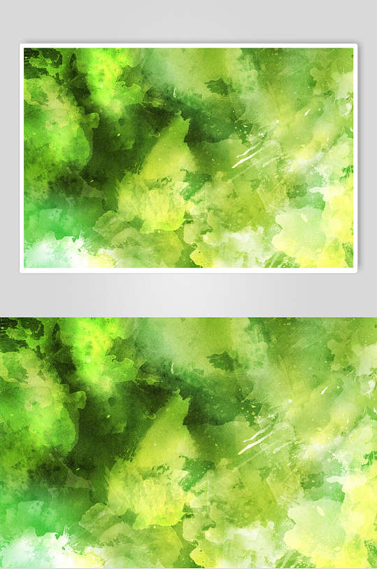绿色水彩纸质纹理图片