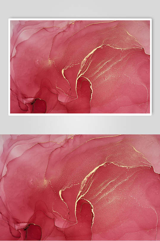 水彩粉红色晕染画芯背景图片