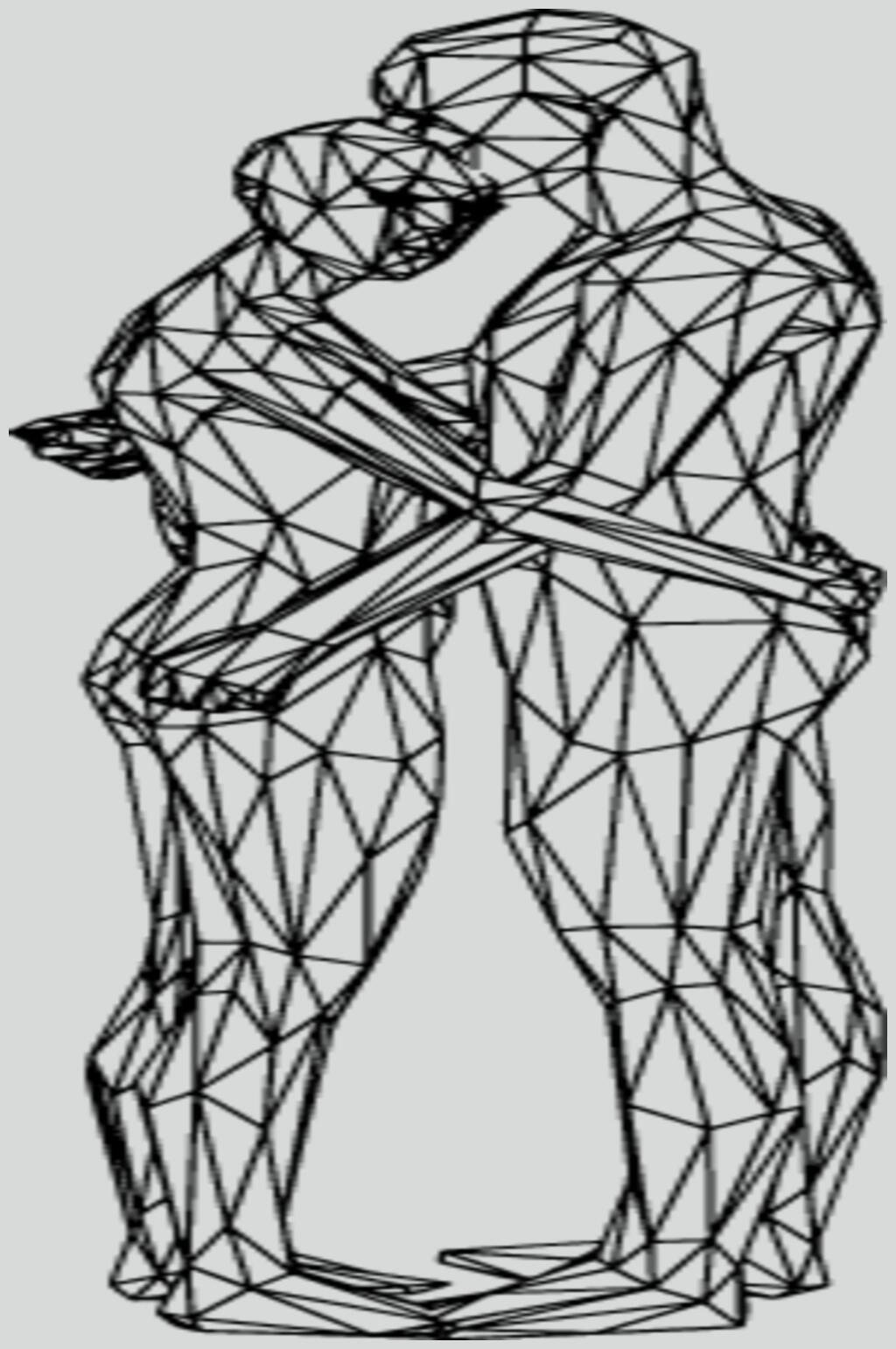 人物线描立体素材素材