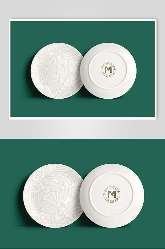 盘子餐饮品牌vi样机
