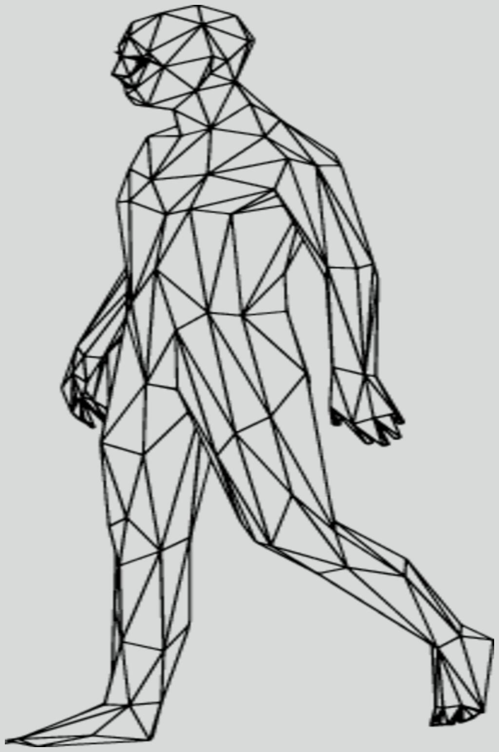 人物线描立体素材素材