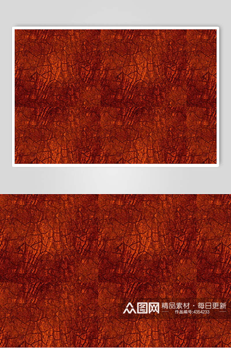 红褐色裂纹皮革纹理图片素材