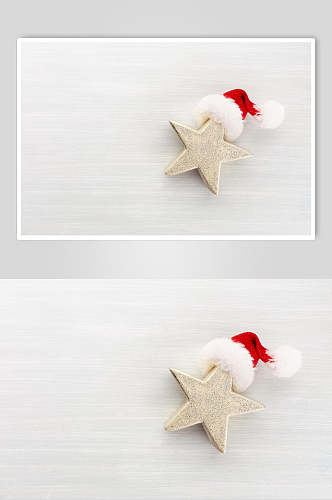 五角星圣诞帽圣诞节图片