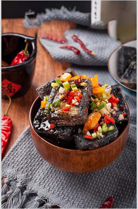 酒家餐厅菜单臭豆腐图片