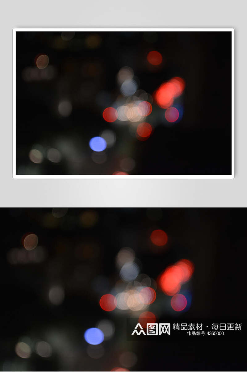 城市夜景模糊光光影图片素材