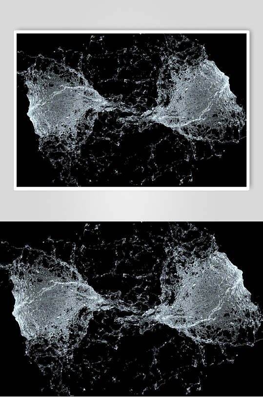 高端创意水花素材