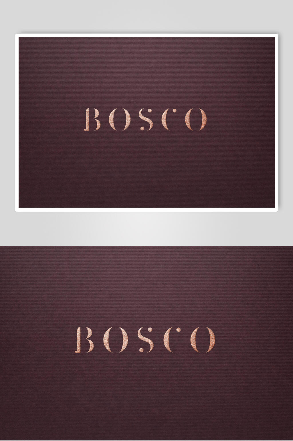 BOSCO门头标识导视牌样机素材