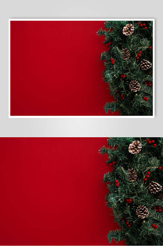 红色精美圣诞节图片