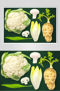 花菜蔬菜素材