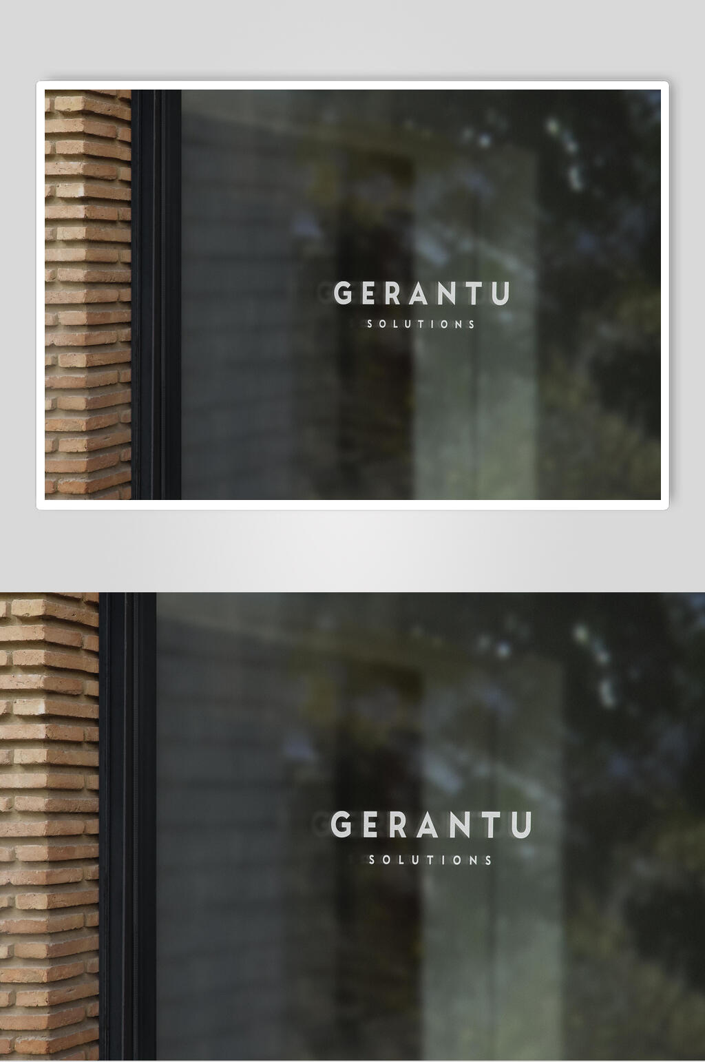 GERANTU窗贴样机素材