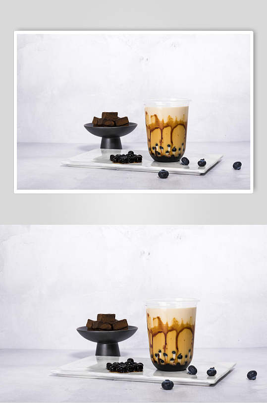 创意巧克力奶茶图片