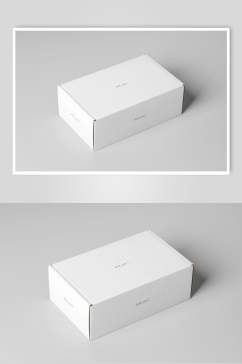 简洁长方形包装盒样机