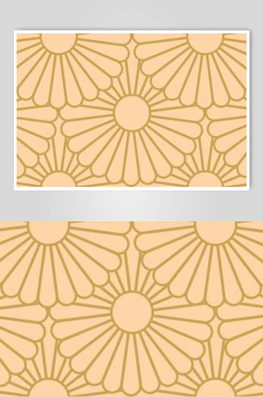 花朵中式设计图案素材