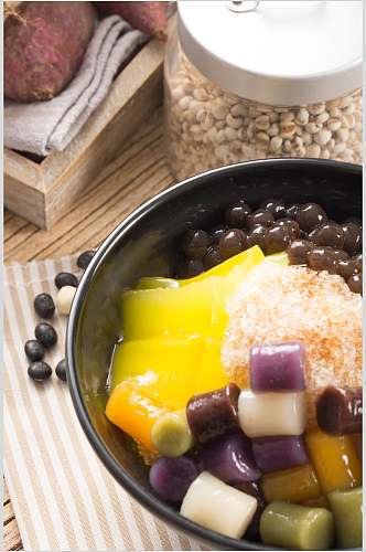 美味薏米芋圆图片