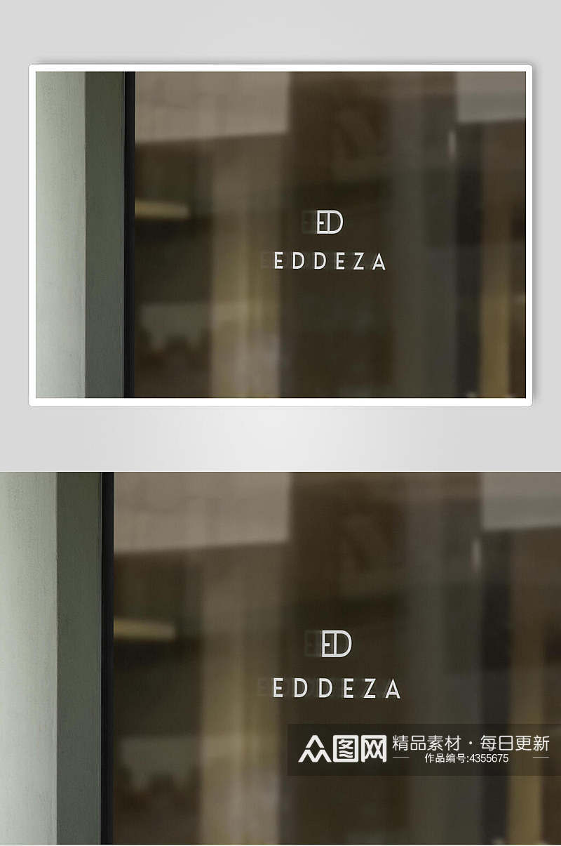 EDDEZA窗贴样机素材