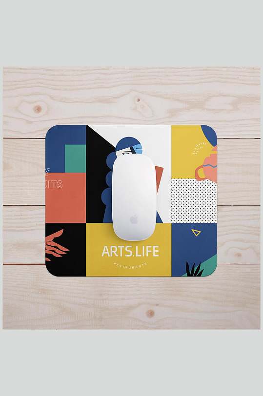 纯木桌子鼠标垫样机