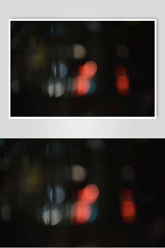 黑色城市夜景光影图片