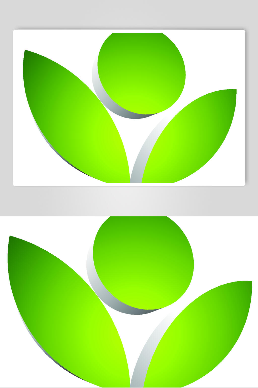 几何渐变标志LOGO设计素材