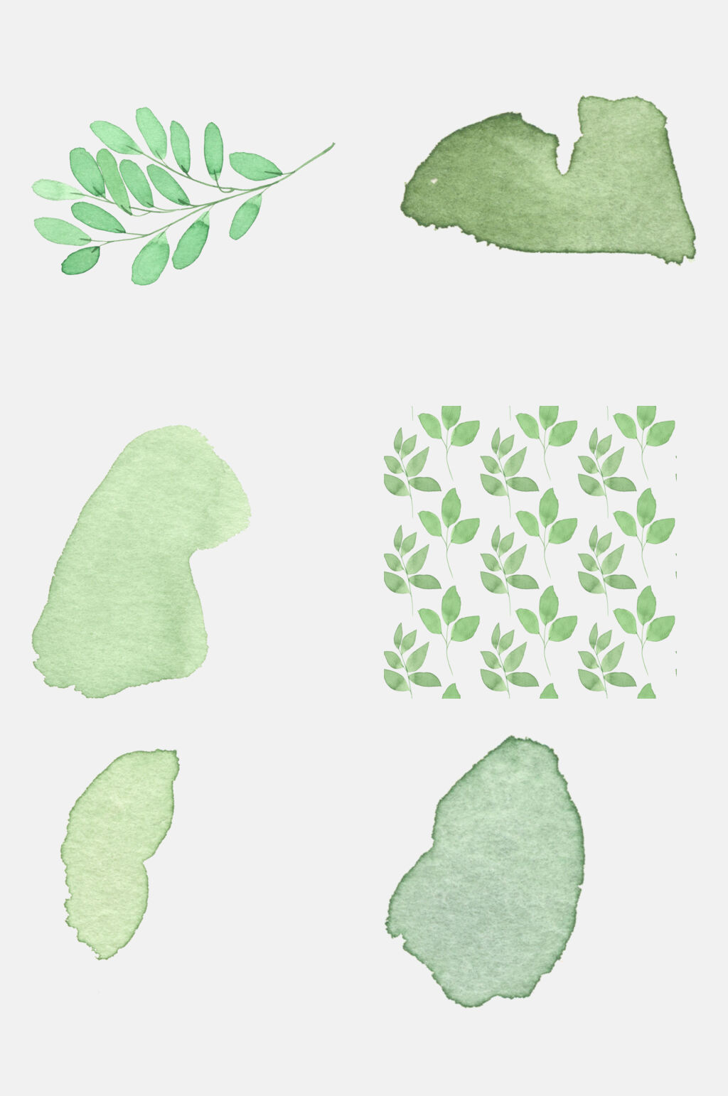清新叶子植物免抠素材素材