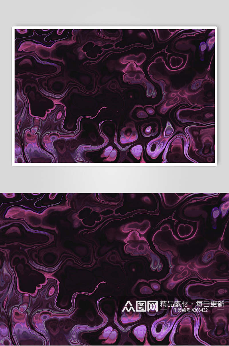 黑紫线条大气高端液态宇宙图片素材