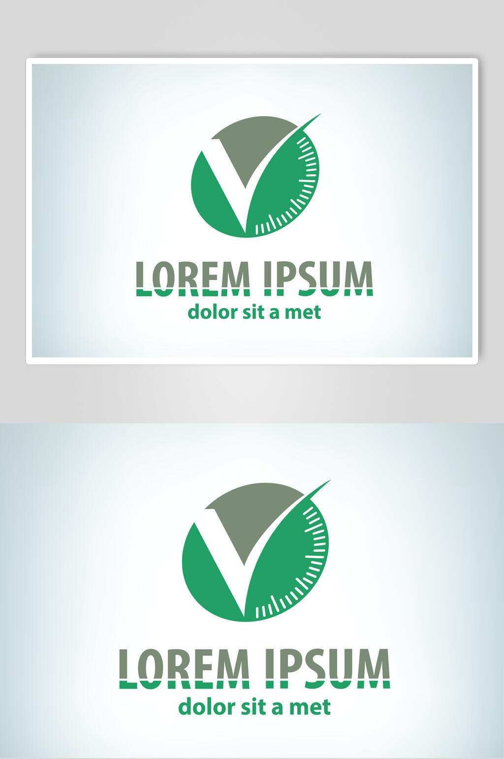 简约烫金标志LOGO设计素材