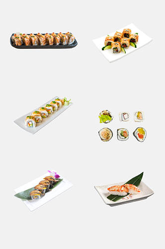 鲜香日料寿司免抠设计素材