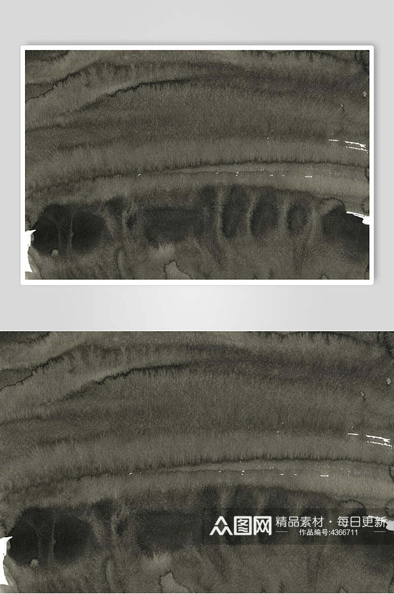 黑色墨水晕染纸质图片素材