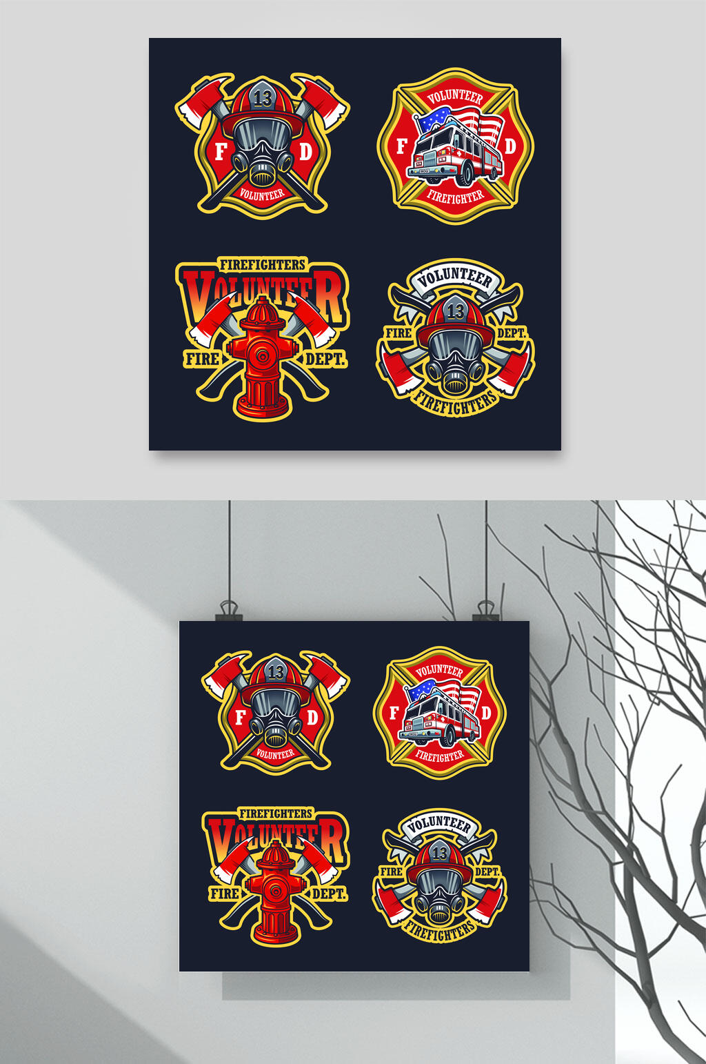 运动队狂野标志LOGO设计素材