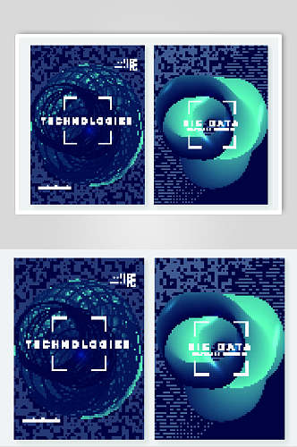 简约抽象数据科技背景素材