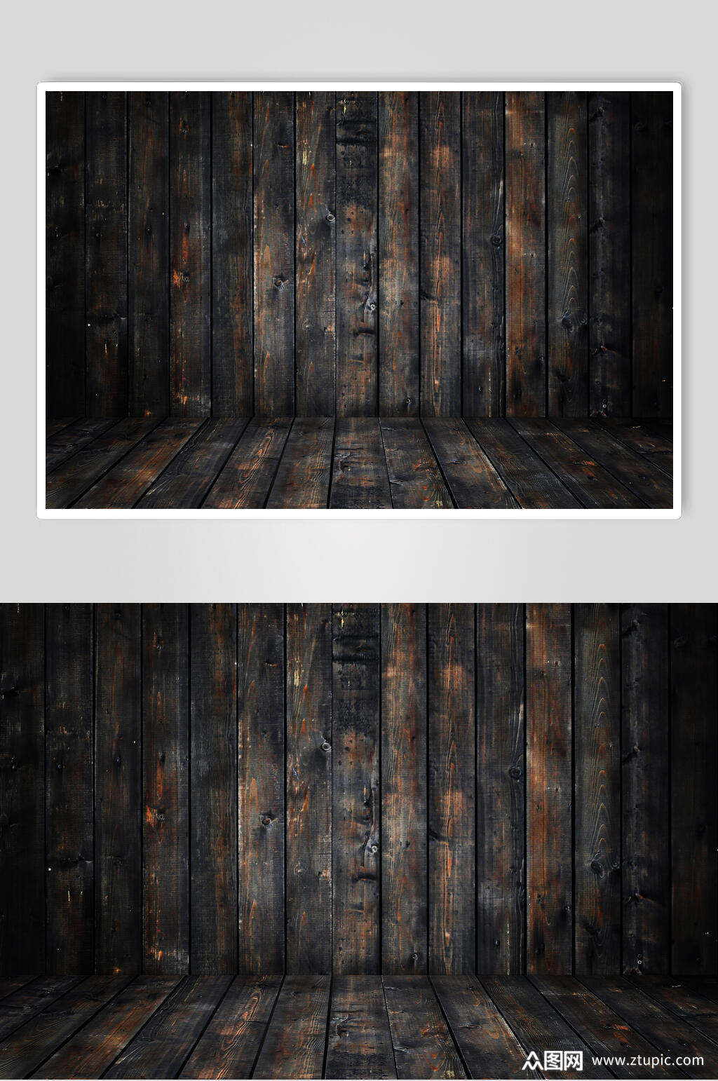 古旧木纹三维空间贴图模板下载-编号4366603-众图网