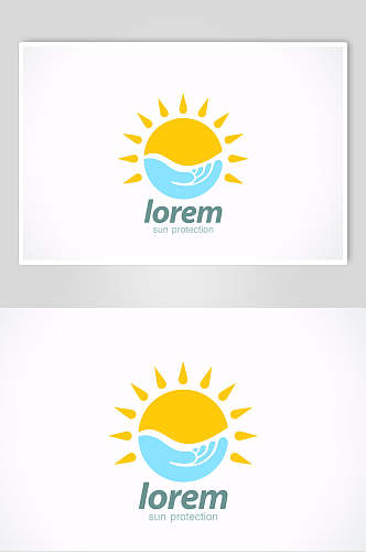 太阳标志LOGO设计