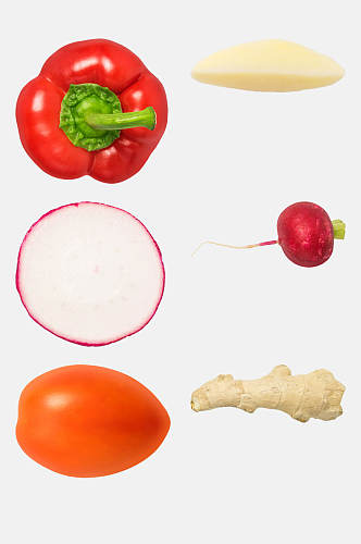 有机健康蔬菜免抠素材