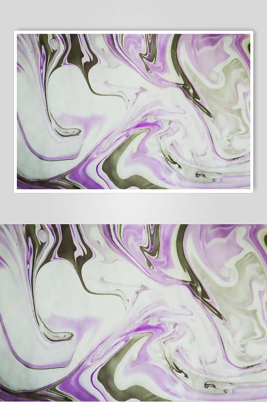 绿紫白渐变大理石纹图片