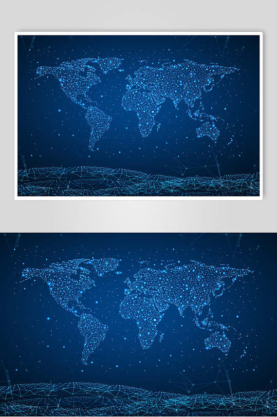 商务大数据蓝色科技图片