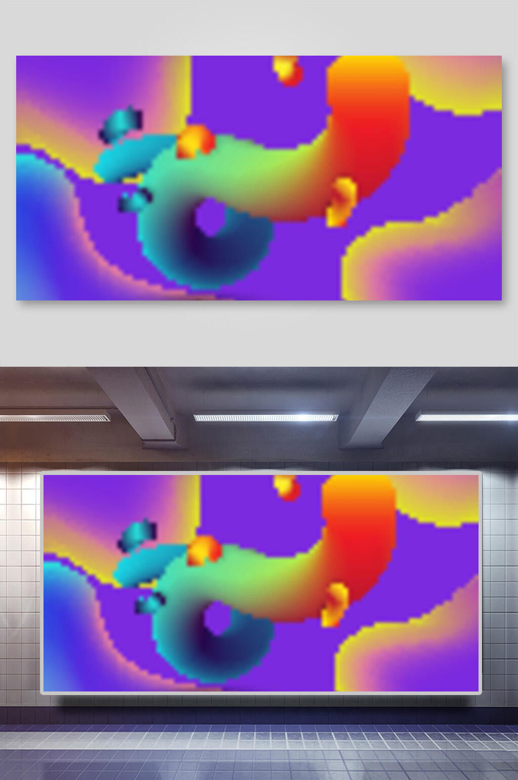 渐变简约大气高端绚丽流体矢量背景素材
