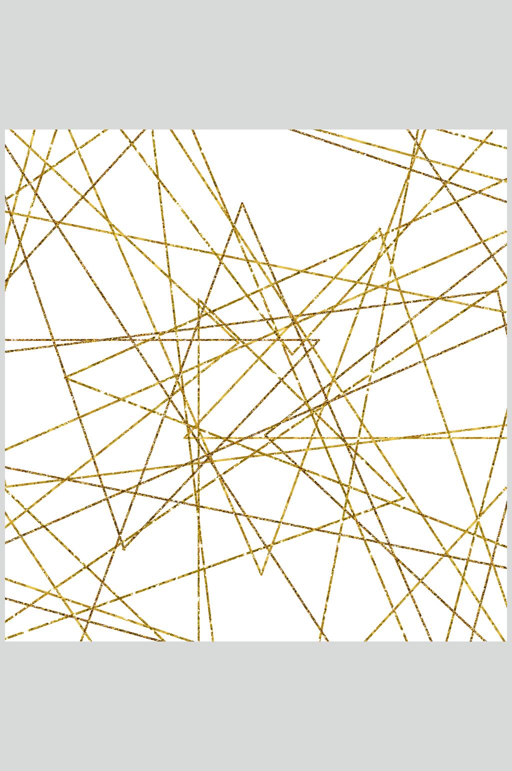 白色背景金色线条金色粒子图片素材
