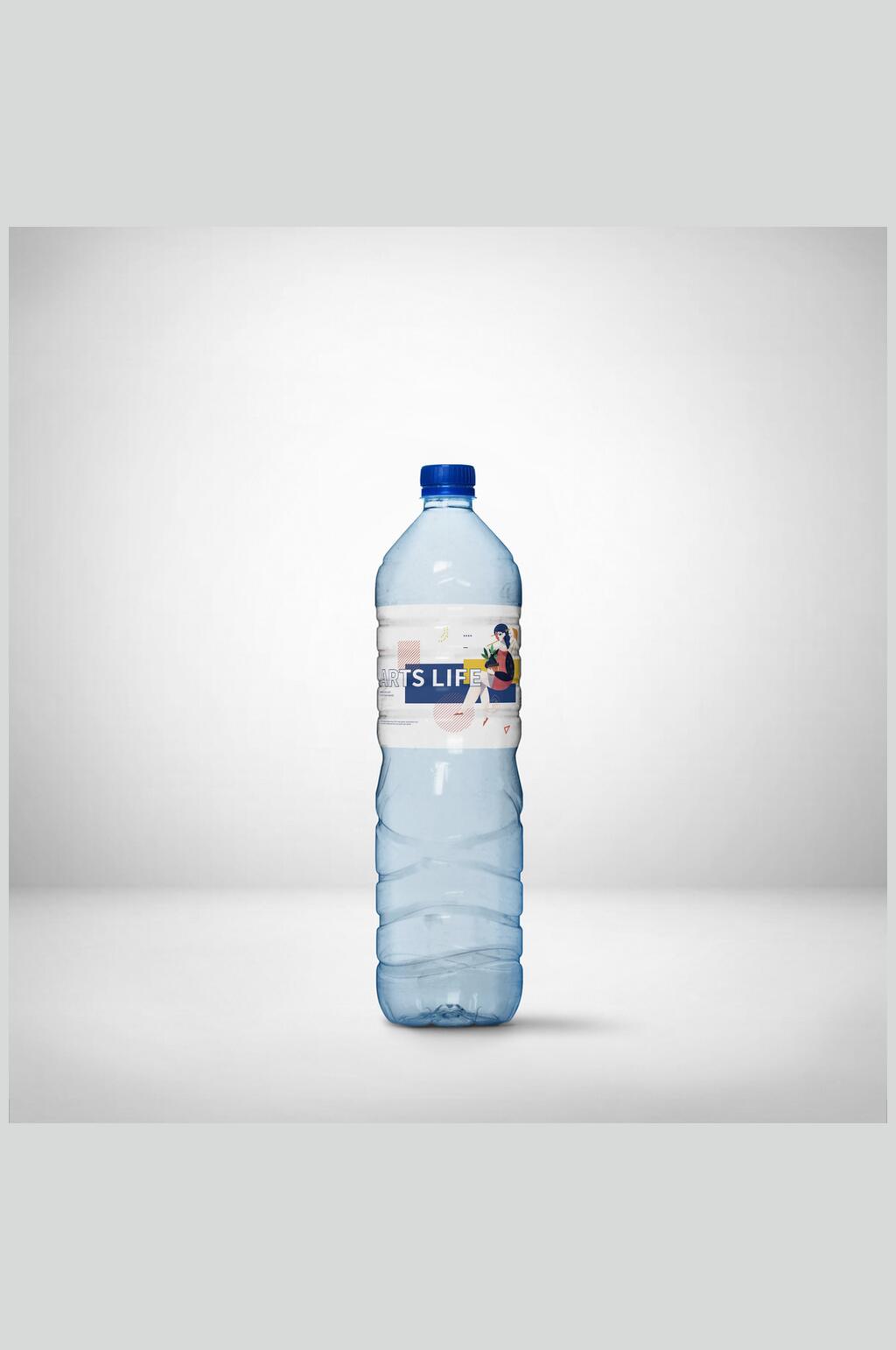 矿泉水标签样机素材