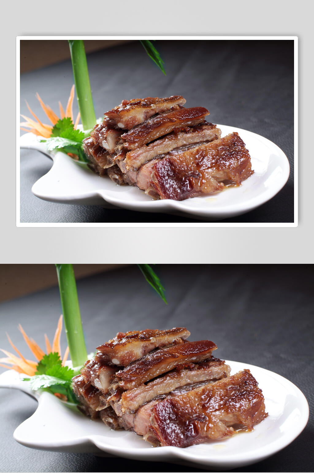 油光烤鸭美食卤味图片素材