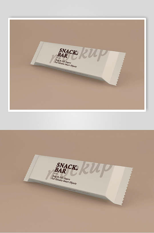 英文字母长方形糖果塑料包装设计-众图网