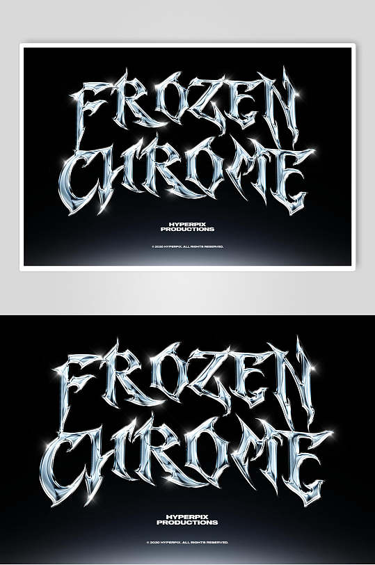 经典创意艺术字特效素材